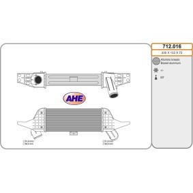 Ladeluftkühler 712.016 von AHE günstig für 230,29 € online kaufen