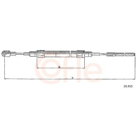 Handbremsseil 92.10.415 von COFLE günstig für 13,67 € online kaufen