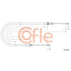 Compre Cable de freno de mano de COFLE online para LAGUNA III (BT0/1) a precios moderados