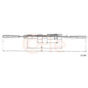 Acquista Cavo frizione da COFLE 92.11.381 a buon mercato per soli 14,19 €