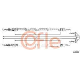 Achetez des Câble de frein à main de chez COFLE en ligne pour Zafira B (A05) à prix modérés