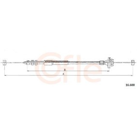 Comprar Cable del acelerador de COFLE 92.16.600 a bajo precio de 13,62 €