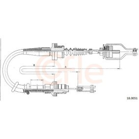 Kupplungsseil 92.18.0052 von COFLE günstig für 20,20 € online kaufen