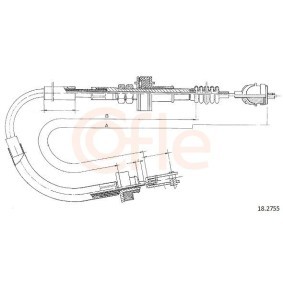 Comprar Cable de embrague de COFLE 92.18.2755 a bajo precio de 19,99 €