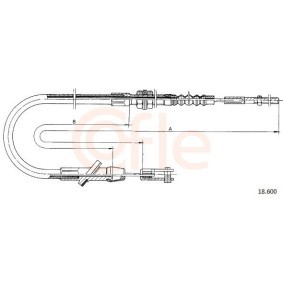 Comprar Cable de embrague de COFLE 92.18.600 a bajo precio de 16,40 €