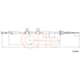 Comprar Cable de embrague de COFLE 92.19.6008 a bajo precio de 17,35 €