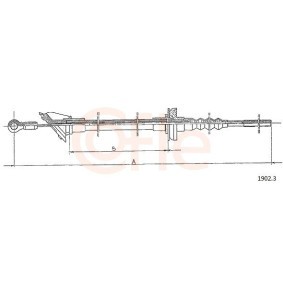 Comprar Cable de embrague de COFLE 92.1902.3 a bajo precio de 6,52 €