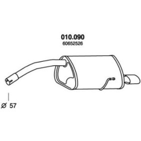 Comprar Silenciador trasero de PEDOL 010.090 a bajo precio de 133,04 €