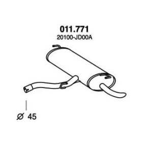 Acquista Marmitta da PEDOL 011.771 a buon mercato per soli 93,58 €