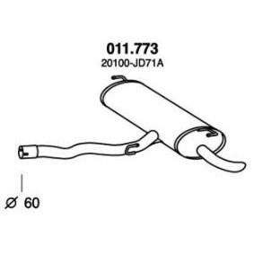 Acquista Marmitta da PEDOL 011.773 a buon mercato per soli 94,17 €