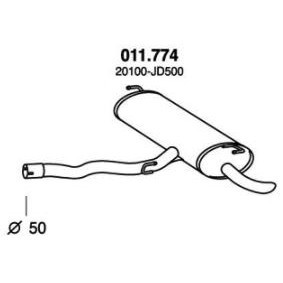 Acquista Marmitta da PEDOL 011.774 a buon mercato per soli 92,58 €