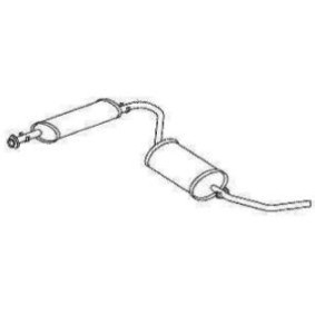 Achetez des Silencieux arrière PEDOL 012.134 à prix pour 160,69 €