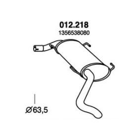 Achetez des Silencieux arrière PEDOL 012.218 à prix pour 110,77 €