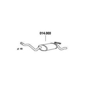 Acquista Marmitta da PEDOL 014.003 a buon mercato per soli 75,25 €
