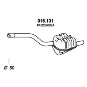 Achetez des Silencieux arrière PEDOL 016.131 à prix pour 127,65 €