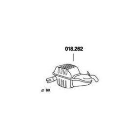 Achetez des Silencieux arrière PEDOL 018.262 à prix pour 190,00 €