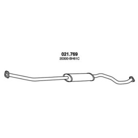 Acquista Marmitta centrale da PEDOL 021.769 a buon mercato per soli 57,38 €
