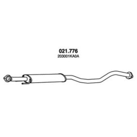Mittelschalldämpfer 021.776 von PEDOL günstig für 69,25 € online kaufen