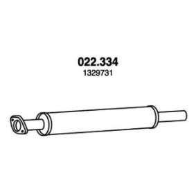 Comprar Silenciador delantero de PEDOL 022.334 a bajo precio de 62,52 €