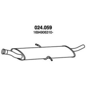 Acquista Marmitta da PEDOL 024.059 a buon mercato per soli 62,46 €