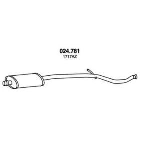 Acquista Marmitta centrale da PEDOL 024.781 a buon mercato per soli 49,49 €