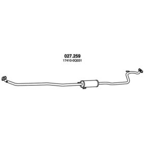 Comprar Silenciador intermedio de PEDOL 027.259 a bajo precio de 87,53 €