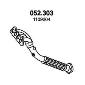 Achetez des Tuyau d'échappement PEDOL 052.303 à prix pour 128,52 €