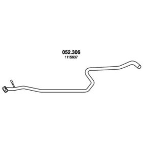 Achetez des Tuyau d'échappement PEDOL 052.306 à prix pour 35,80 €