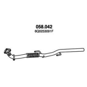 Achetez des Tuyau d'échappement PEDOL 058.042 à prix pour 67,42 €