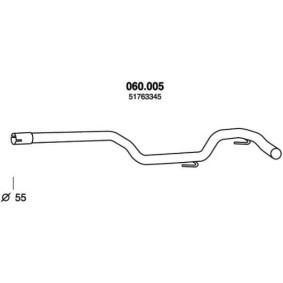 Achetez des Tuyau d'échappement PEDOL 060.005 à prix pour 67,42 €