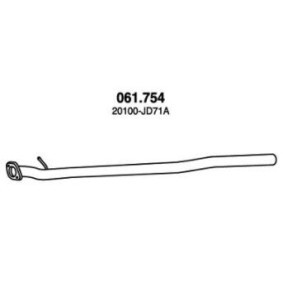 Abgasrohr 061.754 von PEDOL günstig für 36,61 € online kaufen