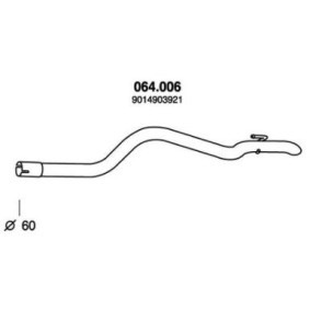 Abgasrohr 064.006 von PEDOL günstig für 39,76 € online kaufen