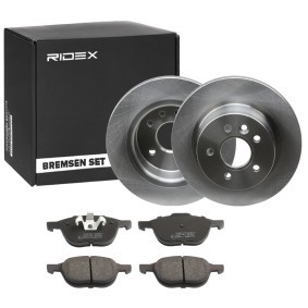 Comprar Kit de discos de freno y pastillas de RIDEX 3405B1004 a bajo precio de 84,26 €