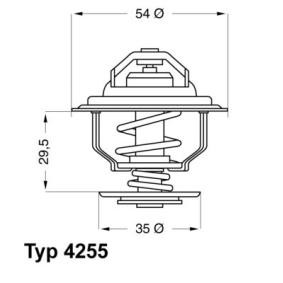 Köp Termostat, kylvätska av WAHLER 4255.92D till det låga priset 138,58 kr
