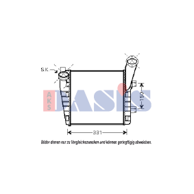 Kühler, Motorkühlung 050026N von AKS DASIS günstig für 93,83 € online kaufen