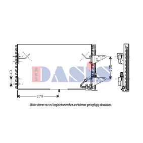 Acquista Radiatore aria condizionata da AKS DASIS online per 7 (E23) a prezzi moderati