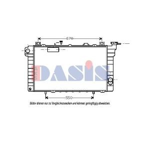 Compre Radiador de AKS DASIS online para PATROL Hardtop (K260) a preços moderados