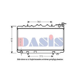 Kühler, Motorkühlung 071520N von AKS DASIS günstig für 75,67 € online kaufen