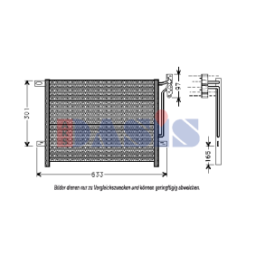 Compre Condensador de aire acondicionado de AKS DASIS online para Uno Hatchback (146_) a precios moderados