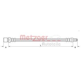 Bremsschlauch für MERCEDES-BENZ von METZGER