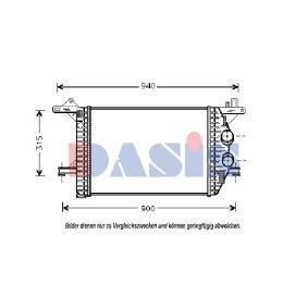 Comprar Intercooler de AKS DASIS 137350N a bajo precio de 189,50 €