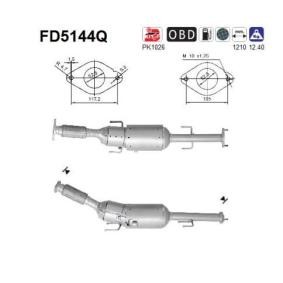 Comprar Filtro de partículas de AS FD5144Q a bajo precio de 593,15 €