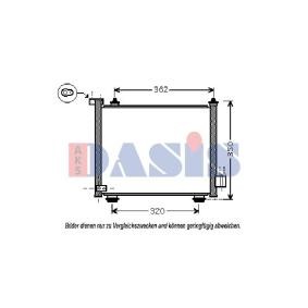 Achetez des Condenseur, climatisation AKS DASIS 152033N à prix pour 60,26 €