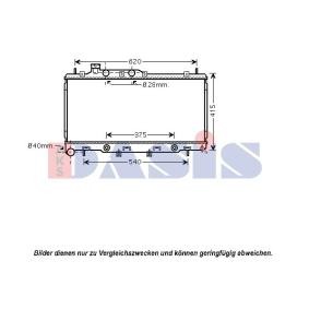 Kühler, Motorkühlung 350035N von AKS DASIS günstig für 82,62 € online kaufen
