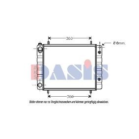 Kühler, Motorkühlung 370002N von AKS DASIS günstig für 148,45 € online kaufen