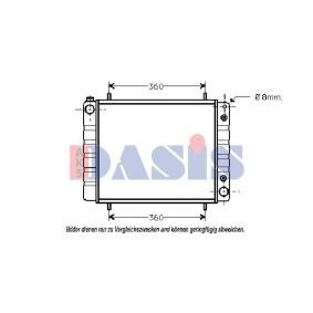 Kühler, Motorkühlung 370460N von AKS DASIS günstig für 149,82 € online kaufen