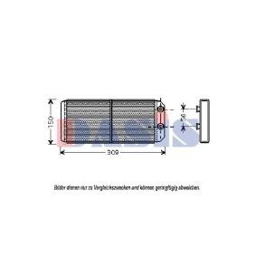 Wärmetauscher, Innenraumheizung 379006N von AKS DASIS günstig für 48,80 € online kaufen