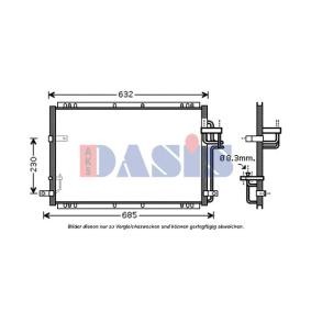 Compre Condensador de aire acondicionado de AKS DASIS online para CARENS II (FJ) a precios moderados
