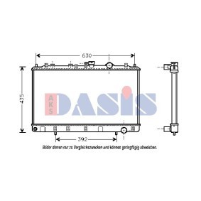 Acquista Radiatore motore da AKS DASIS 560380N a buon mercato per soli 153,07 €