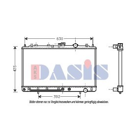 Acquista Radiatore motore da AKS DASIS 560390N a buon mercato per soli 205,70 €